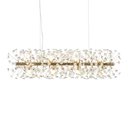 Ver imagem 1 de Lustre Pendente Astraled Buna Pt-1045 Dourado Brilho G9 Bivolt Dourado Pt-1045