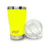 Copo Térmico Aço Inox Parede Dupla e Isolamento a Vácuo com Tampa 473 Ml Oba Térmic Neon Brilha no e - 4