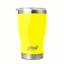 Ver imagem 2 de Copo Térmico Aço Inox Parede Dupla e Isolamento a Vácuo com Tampa 473 Ml Oba Térmic Neon Brilha no e