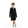 Roupão Infantil com Capuz - Ref 3032 Preto - 8 - 1