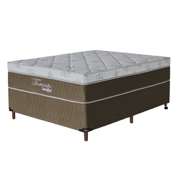 Cama Box Casal 63x138x188cm Toronto Umaflex - 1