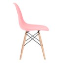 Ver imagem 6 de KIT - Mesa Eames 100 cm branco + 4 cadeiras Eames Eiffel DSW rosa