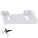 Ver imagem 3 de Porta Sabonete Parede Banheiro Saboneteira Branco Inox F.max