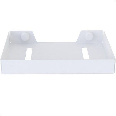 Porta Sabonete Parede Banheiro Saboneteira Branco Inox F.max
