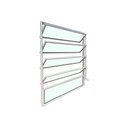 Ver imagem 2 de Vitro Basculante 100x100 Alumínio Branco Vidro Liso