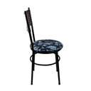 Ver imagem 5 de 2 Cadeiras Pretas para Cozinha Viena Marrom:Floral Preto