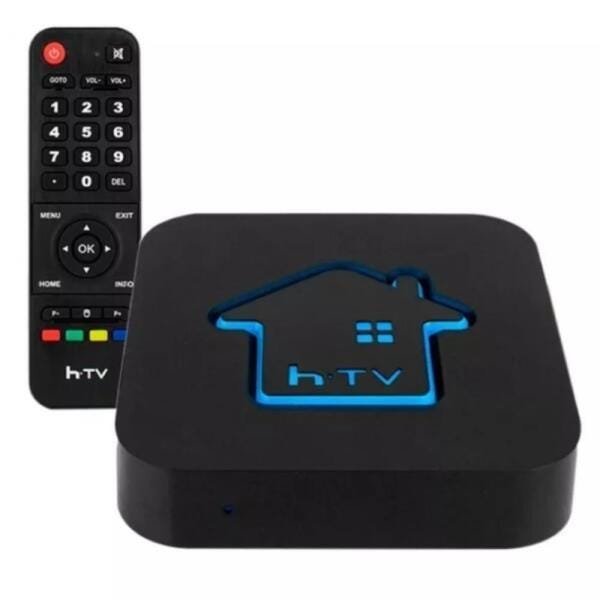 Receptor Smart TV H-A IpTV Box 4K com Bluetooth Wi-Fi Android Netflix