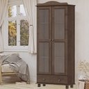 Ver imagem 2 de Armario Cristaleira Madeira Maciça 85 Cm 8932 Cafe Milani Store