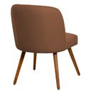 Ver imagem 3 de Kit 02 Cadeiras de Jantar Cléo Pés Palito Linho Terracota - Nexta Casa
