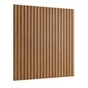 Ver imagem 1 de Painel Ripado Decorativo 240cm X 240cm em Madeira Mdf Cor:louro