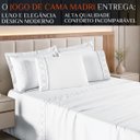 Ver imagem 2 de Conjunto Casal Queen Size Madri Algodão Toque Super Macio