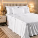 Ver imagem 1 de Conjunto Casal Queen Size Madri Algodão Toque Super Macio
