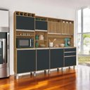 Ver imagem 1 de Cozinha Moderna 08 Portas Smart Freijó e Grafite