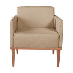 Poltrona Duali em Linho Agarb Decor:linho Bege - 4