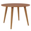 Ver imagem 1 de Mesa de Jantar Redonda 4 Lugares Tampo Mdf 109 Cm 17918 Cinamomo Molci