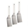 Kit 3 Espátula Curva para Chapeiro Chapa Hambúrguer Lanche Restaurante Lanchonete Profissional - 1