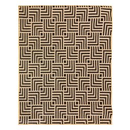 Tapete Sala Moderno Geometrico Tabuleiro 150X200 Cm Bege 72 - 4
