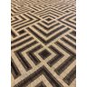 Tapete Sala Moderno Geometrico Tabuleiro 150x200 Cm Bege 72 - 2