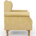 Ver imagem 6 de Poltrona Decorativa para Sala de Estar Yara P02 Couríssimo Fendi - Lyam Decor