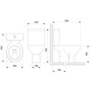 Ver imagem 2 de Kit de Bacia com Caixa, Assento Pp Eco e Itens de Instalação Flamingo Branco Roca Cód. 1117230011100