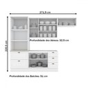 Ver imagem 4 de Cozinha Completa Americana 8 Portas 5 Gavetas Branco Hp - Henn