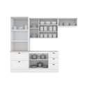 Ver imagem 3 de Cozinha Completa Americana 8 Portas 5 Gavetas Branco Hp - Henn