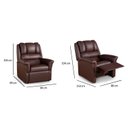 Ver imagem 4 de Poltronas de Amamentação Reclinável Supreme Pandora Two Way Courano Preto - Probel