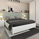 Ver imagem 2 de Cama Box Casal Queen Monaco Tcil Móveis:branco