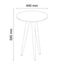 Ver imagem 4 de Conjunto 2 Mesas Slim Canto Cinamomo/marrom