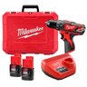 Kit Furadeira/parafusadeira de Impacto 3/8" Milwaukee 2408-259 com 2 Baterias 12v 2.0ah Carregador B - 3
