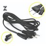 Cabo De Força Bipolar 8 p/ Fonte Notebook, Impressora e Radio 1.5 Mts - 1
