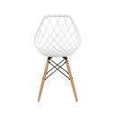 Ver imagem 6 de Kit Mesa Eames Vidro 90cm + 4 Cadeiras Kaila Dsw Seat&Co