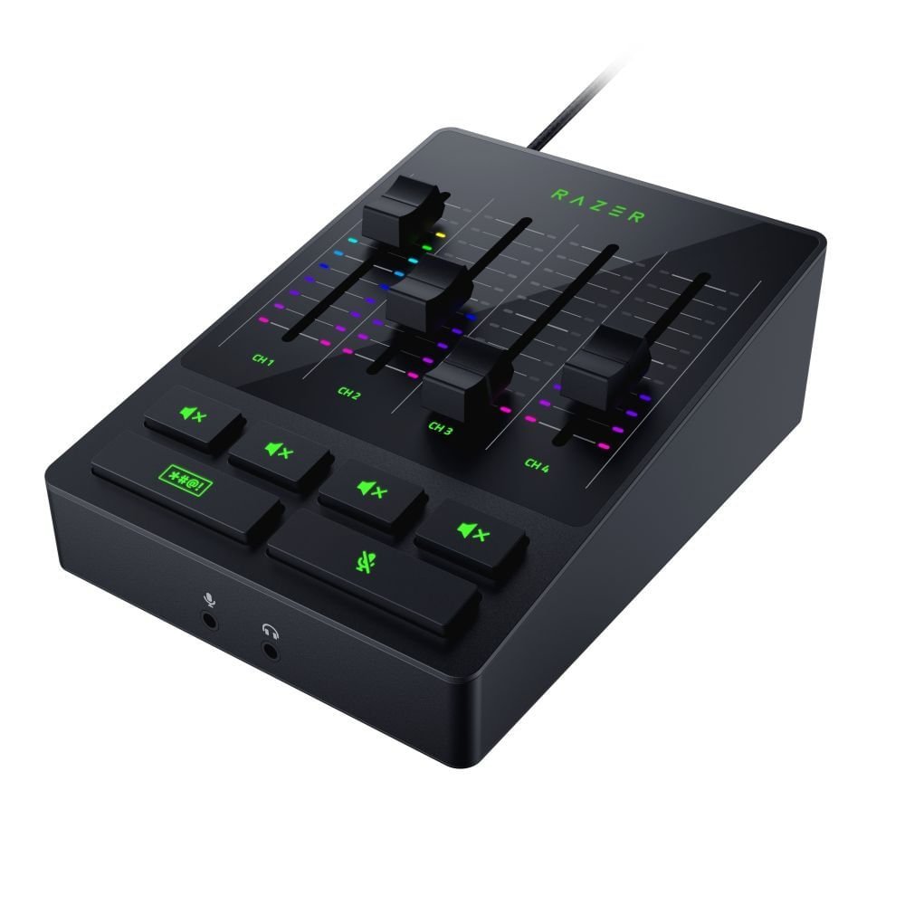 Áudio Mixer - All-in-one Analog Mixer For Broadcasting And Streaming Nasa Packaging Razer - Rz190386 - 1