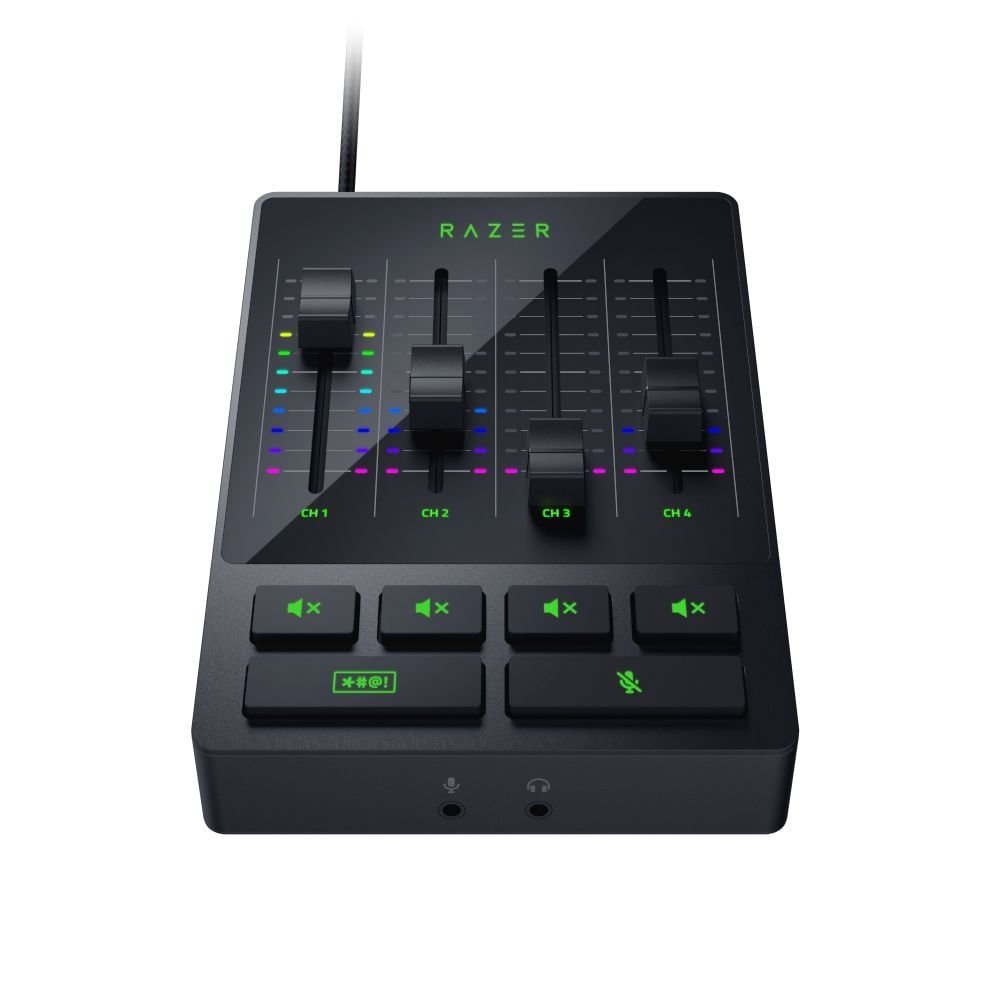 Áudio Mixer - All-in-one Analog Mixer For Broadcasting And Streaming Nasa Packaging Razer - Rz190386 - 2