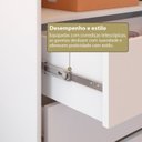 Ver imagem 6 de Guarda-Roupa Closet Modulado de Canto L sem Portas 4 Gavetas 4 Prateleiras Versatille Yescasa
