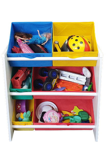 Organizador de Brinquedos Infantil Médio Montessoriano Multicolor - 1