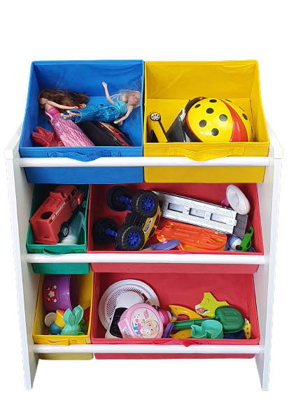 Organizador de Brinquedos Infantil Médio Montessoriano Multicolor