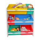 Ver imagem 2 de Organizador de Brinquedos Infantil Médio Montessoriano Multicolor