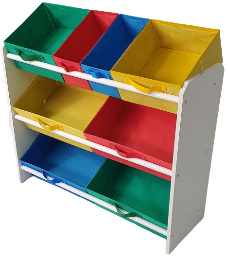 Organizador de Brinquedos Infantil Organibox Colorido Cor:Multicolor