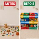 Ver imagem 2 de Organizador de Brinquedos Infantil Organibox Colorido