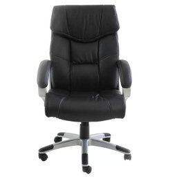 Cadeira de Escritório Home Office Ceuta Giratória Pu Preta - 3