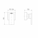 Ver imagem 2 de Acabamento para Registro Docolbase 3/4 New Edge Cromado - Docol