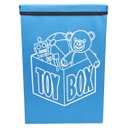 Ver imagem 2 de Cesto Porta Brinquedo, Caixa de Brinquedo - Azul