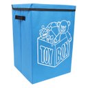 Ver imagem 1 de Cesto Porta Brinquedo, Caixa de Brinquedo - Azul