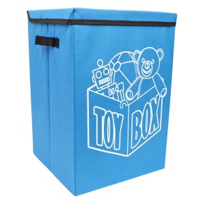 Cesto Porta Brinquedo, Caixa de Brinquedo - Azul