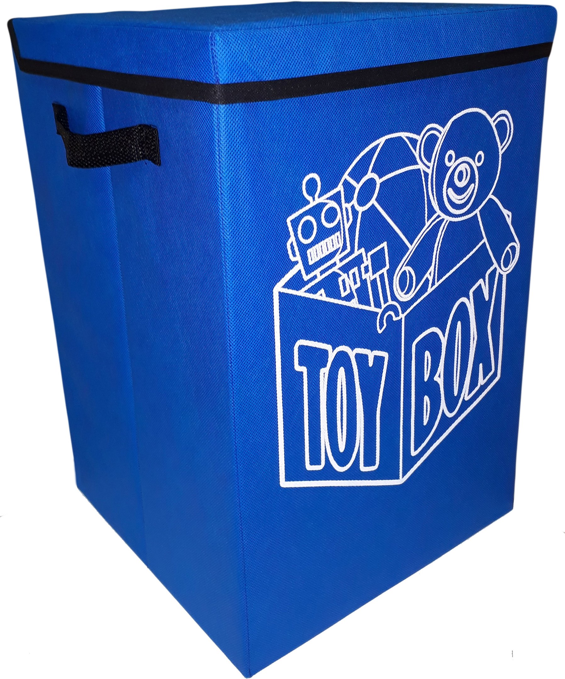 Cesto Porta Brinquedo, Caixa De Brinquedo - Azul - 1