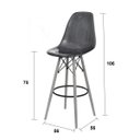 Ver imagem 4 de Banqueta Estofada Base Madeira OR Design
