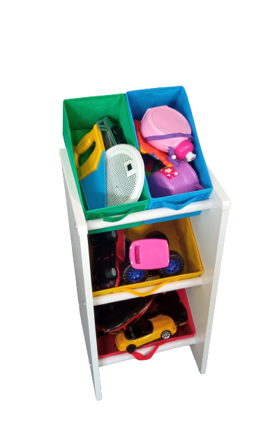 Organizador de Brinquedos Infantil Mini - Colorido - 3