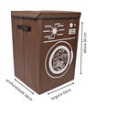 Ver imagem 5 de Cesto para Roupa - Marrom