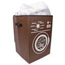 Ver imagem 2 de Cesto para Roupa - Marrom